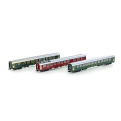 3 SBB Personenwagen RIC altes Logo ABm/Bm/WRtm IB