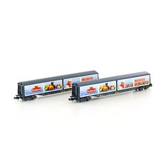 Coffret de 2 wagons à parois coulissantes Habils CFF Bischofszell