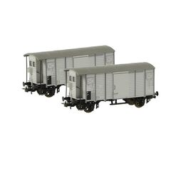 SBB 2 ged.Güterwagen K2 grau Bremserhaus Ep.II SWISS EDITION - EXKLUSIV SCHWEIZ