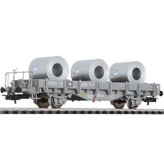 SBB Flachwagen grau Typ Fs mit Blechrollen SWISS EDITION