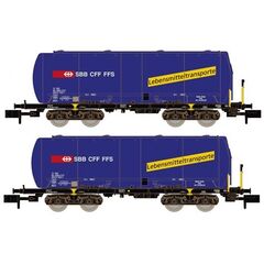 2er Set Uacs Silowg SBB Cargo Typ B blau L-Mittel SWISS EDITION