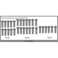 Button Head Screw Set 3*6/3*8/3*10