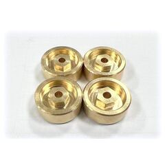 Optional Brass Wheel Hex Hubs 11g - PRO Crawler (4)