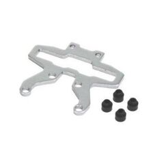Aluminium Chassisplatte oben hinten Buggy/Truggy