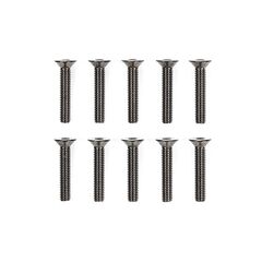 3x16mm Steel CS Hex Head Screws (10)