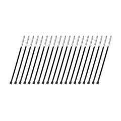 Bandes en nylon (petit / noir 20 pcs)