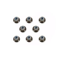 4mm Rainure de verrouillage de bride noir (8pcs)