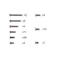 M-08 Concept Titanium Screw Set