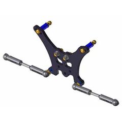 TT-02 FRP Rear Damper Stay Set