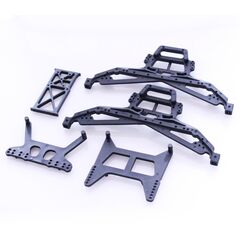 Cadre principal + logement du support de carrosserie