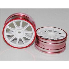 MN 10-Spoke Wheels (white & red rims/0)
