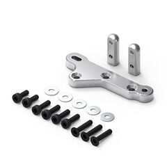 Gmade GA60 Aluminum axle servo mount (Silver)