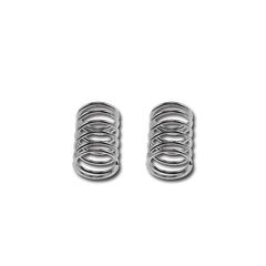 RACING SHOCK SPRING 14X25X1.5MM 6.5 COILS (SILVER/2PCS)