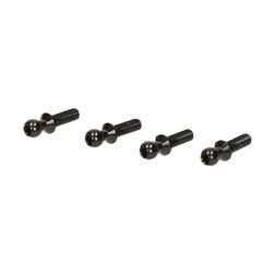 Aluminum Ball Stud 4.3x13mm (2mm Socket/4pcs)