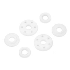 SHOCK PISTON 6 HOLES, ROD GUIDE AND SPACER (1.1MM/PTFE/2PCS)