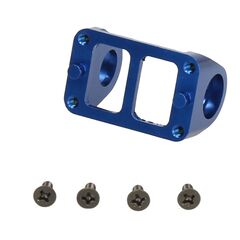 ALUMINIUMGETRIEBEWELLEHALTER MITTE (BLAU - KYOSHO V1R)