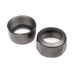 BAJA 5B 2.0 - SHOCK CAP 20x12mm (GUNMETAL (2/Stk)