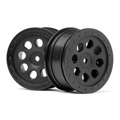 Mini Trophy - Jantes ST-8 noir (0mm OFFSET/2pcs)