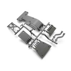Blitz Ese- Set skid plate haute performance (gris)
