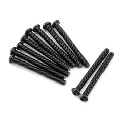 BUTTON HEAD SCREW M2.5X25MM (HEX SOCKET/10PCS)