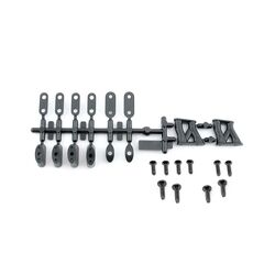 WING MOUNT SET (MOLDED PLASTIC/BLACK)