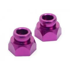 HPI86183-ALUMINIUM BOTTOM SHOCK CAP (PURPLE/2PCS)