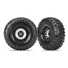 Tires and wheels, assembled (Method 1 05 black chrome beadlock wheels, Cany on Trail 2.2' tires, foam inserts) (1