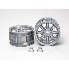 M-Chassis 8-Spoke Wheels 2pcs silver