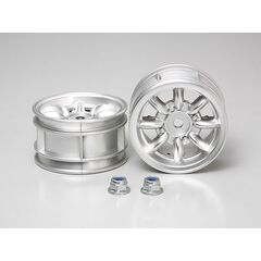 M-Chassis 8-Spoke Wheels 2pcs plated