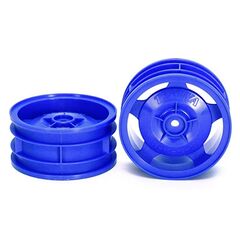 4WD Buggy Front Star-Dish Wheels (bleu)