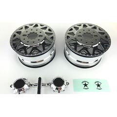 AF H01 CONTRA Wheel chrom  chr. Cap (2pcs)