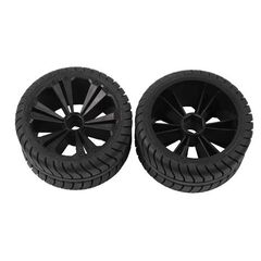 2 x Räder schwarz, klein (Buggy)