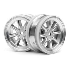 CUP RACER - MX60 8 SPEICHERN FELGEN MATTE CHROM (0mm OFFSET)
