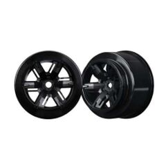 Wheels, X-Maxx, black (left and right )