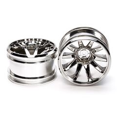 GF-01 Roues à 10 rayons en chrome plaqué