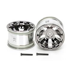 T3-01 Wheels Chrome Plated f.Slick Tires (2pcs)