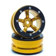 Beadlock Jantes PT-Safari doré/noir 1.9 (2 pcs)