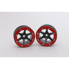 Beadlock Jantes PT-Slingshot noir/rouge 1.9 (2) 