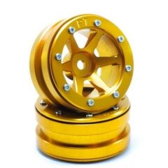 Beadlock Jantes PT-Slingshot doré/doré 1.9 (2 pcs)
