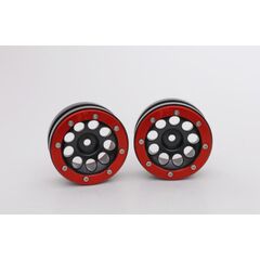 Beadlock Jantes PT- Ecohole noir/rouge 1.9 (2) 