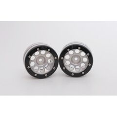 Beadlock Jantes PT-Ecohole argent/noir 1.9 (2) 