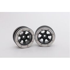 Beadlock Jantes PT-Claw noir/argent 1.9 (2) 