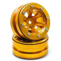 Beadlock Jantes PT-Claw doré/doré 1.9 (2 pcs)