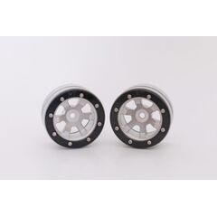 Beadlock Jantes PT-Claw argent/noir 1.9 (2) 