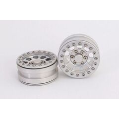 Beadlock Wheels PT-Royalty Silver/Silver 1.9 (2 pcs)