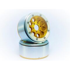 Beadlock Wheels GUN doré/argent 1.9 (2) sans moyeu de roue