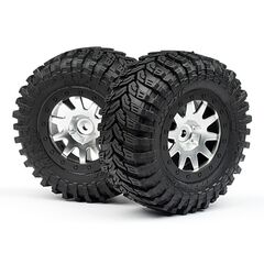 Blitz - Pneus Maxxis D Montés s/jantes MK10 (Matte CHROME/2pcs)