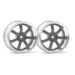 FELGEN RAYS GRAM LIGHTS 57S-PRO CHROM/SCHWARZ (6mm OFFSET)