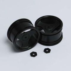 3 SPOKE WHEEL BLACK WIDE RS4 (PL)