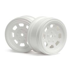 VINTAGE STOCK CAR WHEEL 26mm White (0mm OFFSET)